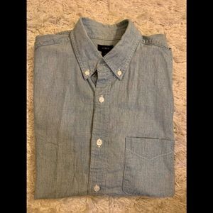 Mens short sleeved button down